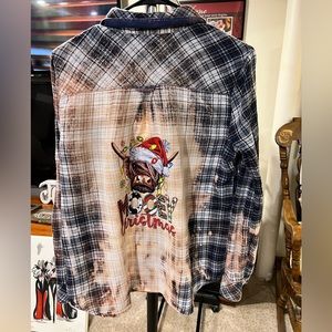Mooey Christmas flannel